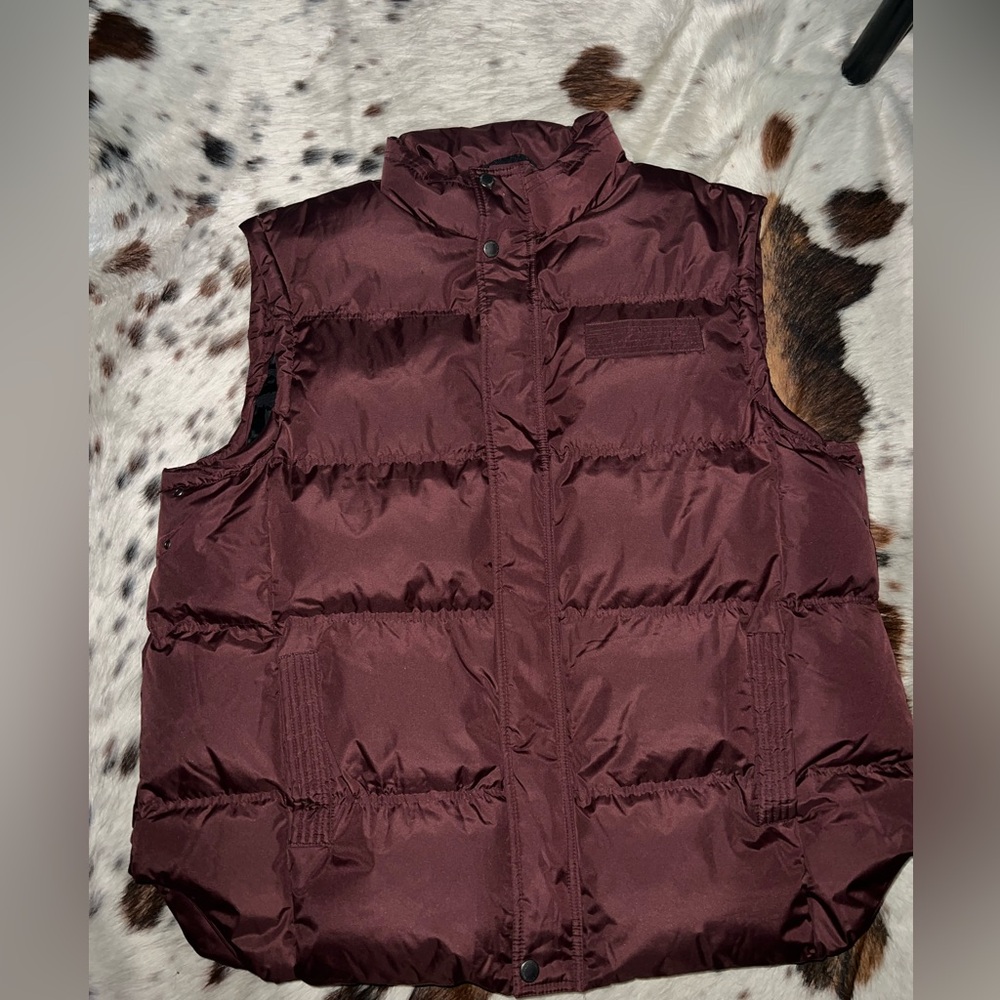 oversized puffer vest